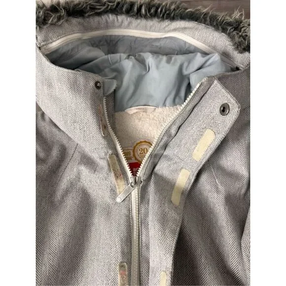 Bonfire • Arena Gray Plaid Snowboarding Winter‎ Skiing Outdoor Jacket Medium - Picture 3 of 13